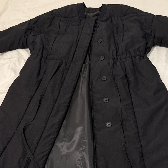 Qing Yi Boutique Women's Black Puffer Coat - Picture 11 of 11